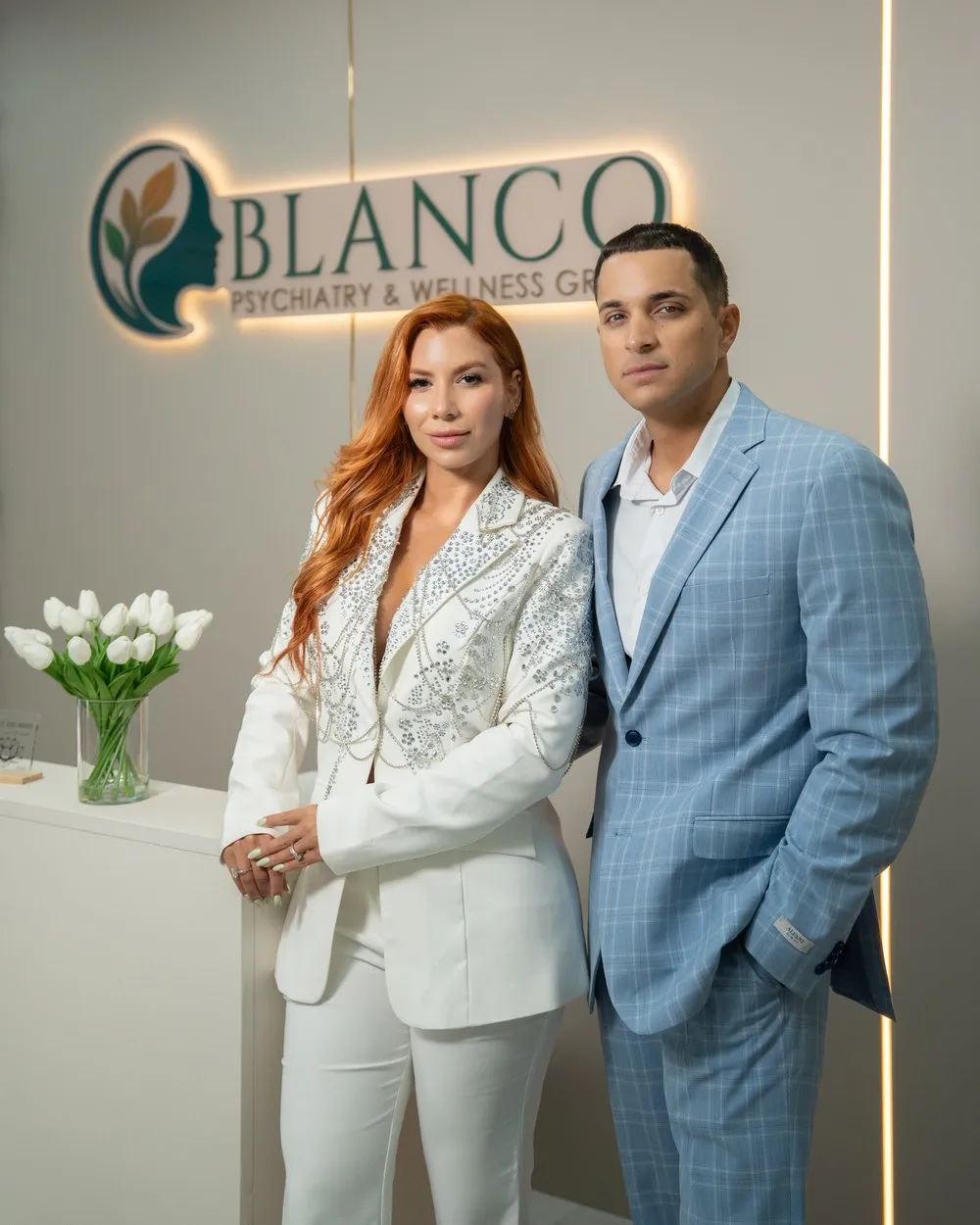 Ocier Blanco and Jennyfer Ballester at Blanco Psychiatry & Wellness Group